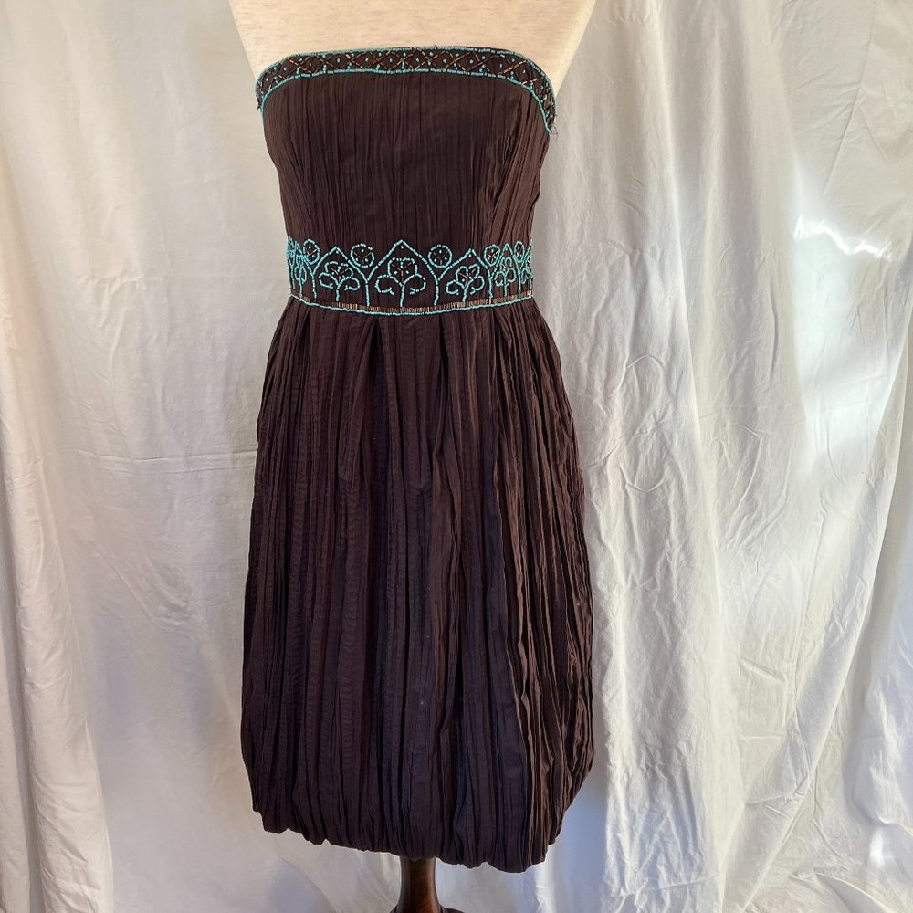 Donna Ricco Dress with Bubble Skirt
